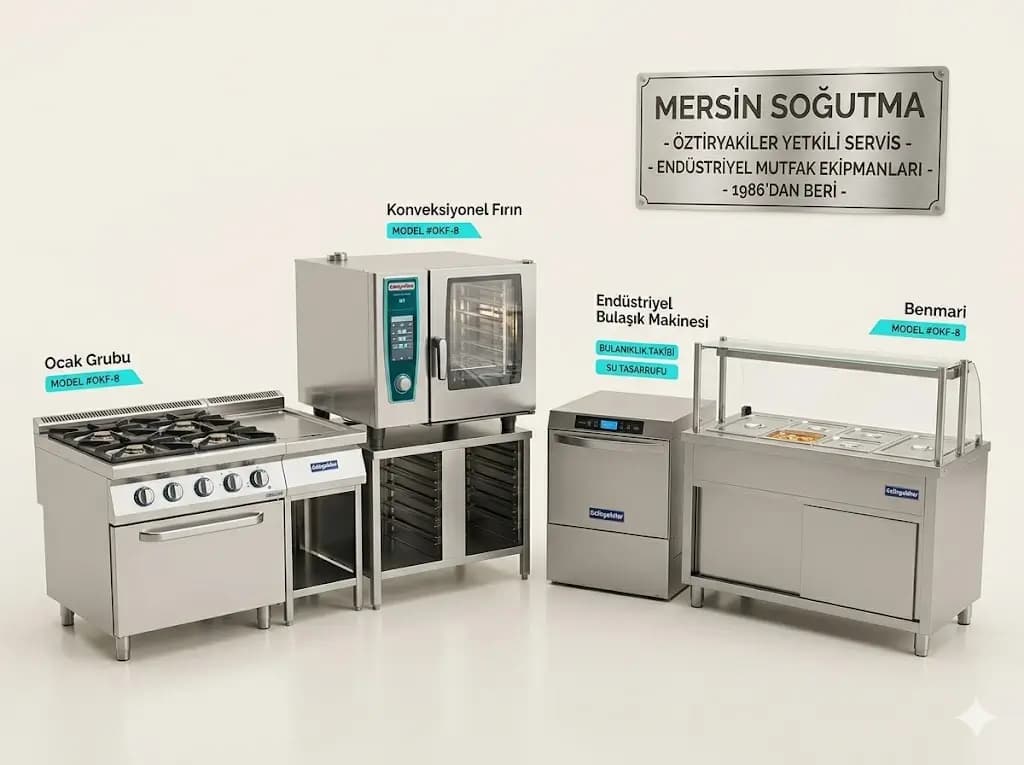 Öztiryakiler endüstriyel mutfak ekipmanları ürün yelpazesi